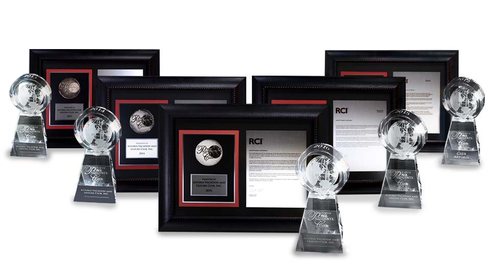 RCI President's Club Award 2012–2016